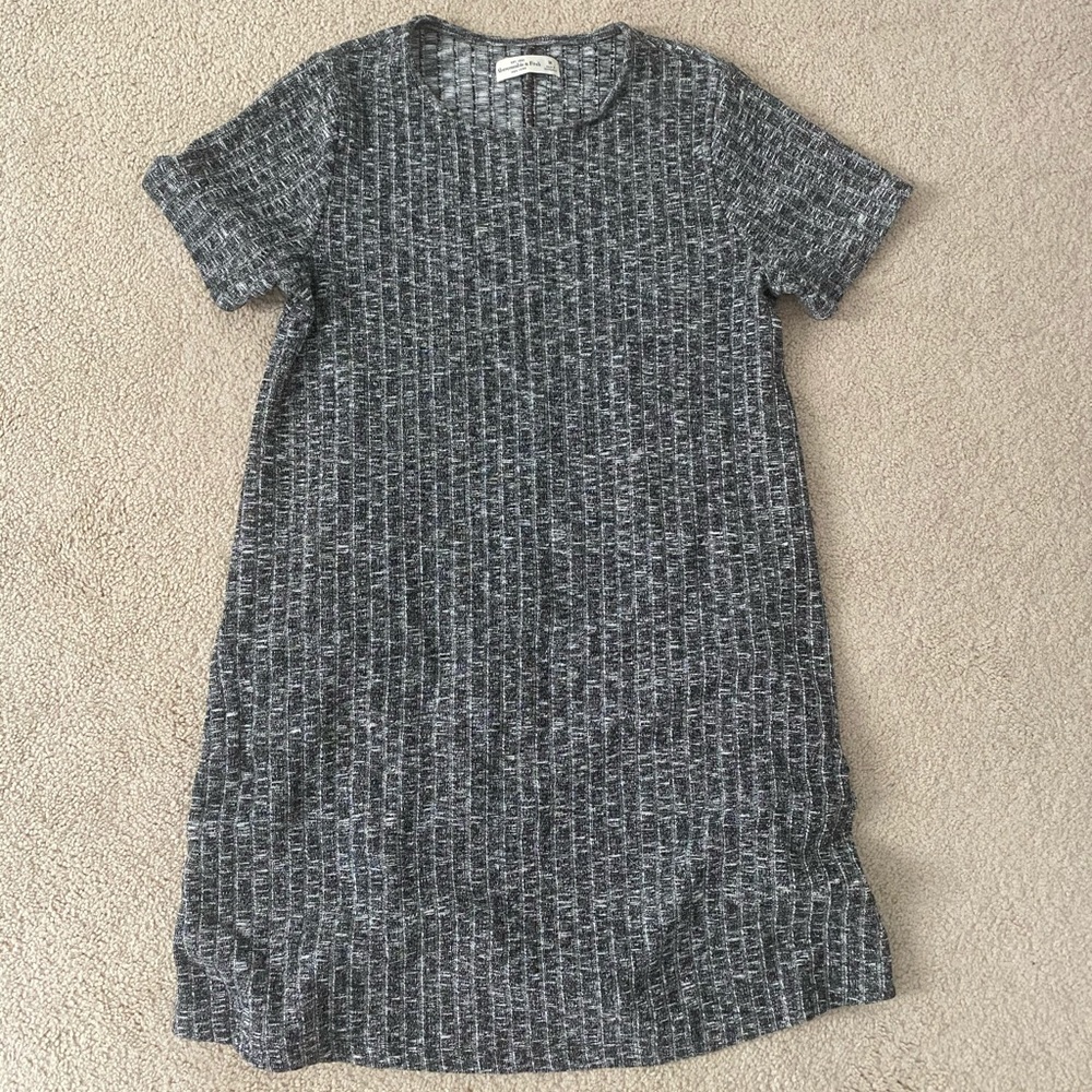 Abercrombie and Fitch Grey Knit T shirt Dress